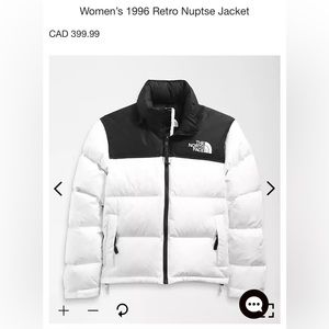 NWOT The North Face Women’s 1996 Nuptse Jacket